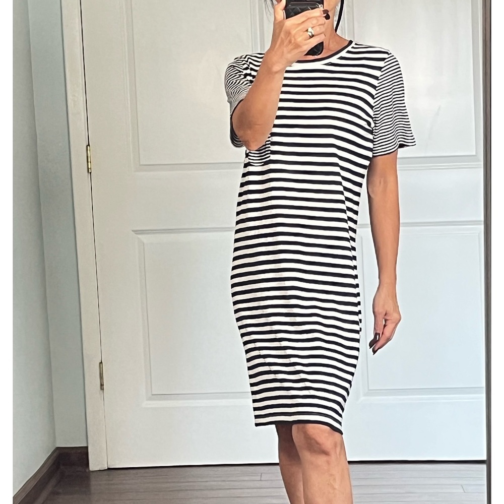 J.Crew striped tee shirt dress size XS